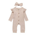 Baby Girl Boy Cotton Clothes Knitted Romper Jumpsuit With Bow In Classic Style For Girls Baby