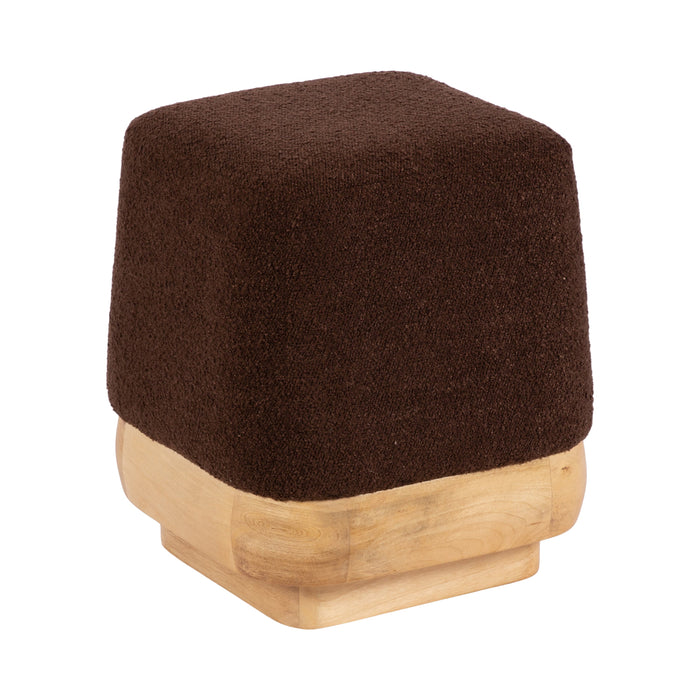 Sabri Square Ottoman Fabric and Wood